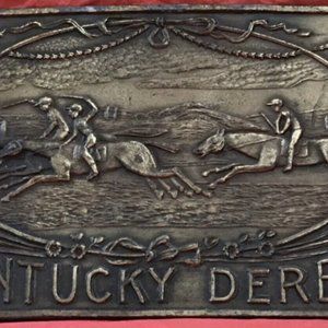 Antique Kentucky Derby Buckle Bergamot Brassworks